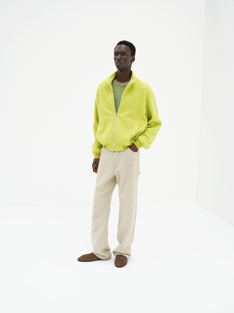 PURE SILK COMFORT FLEECE ZIP BLOUSON