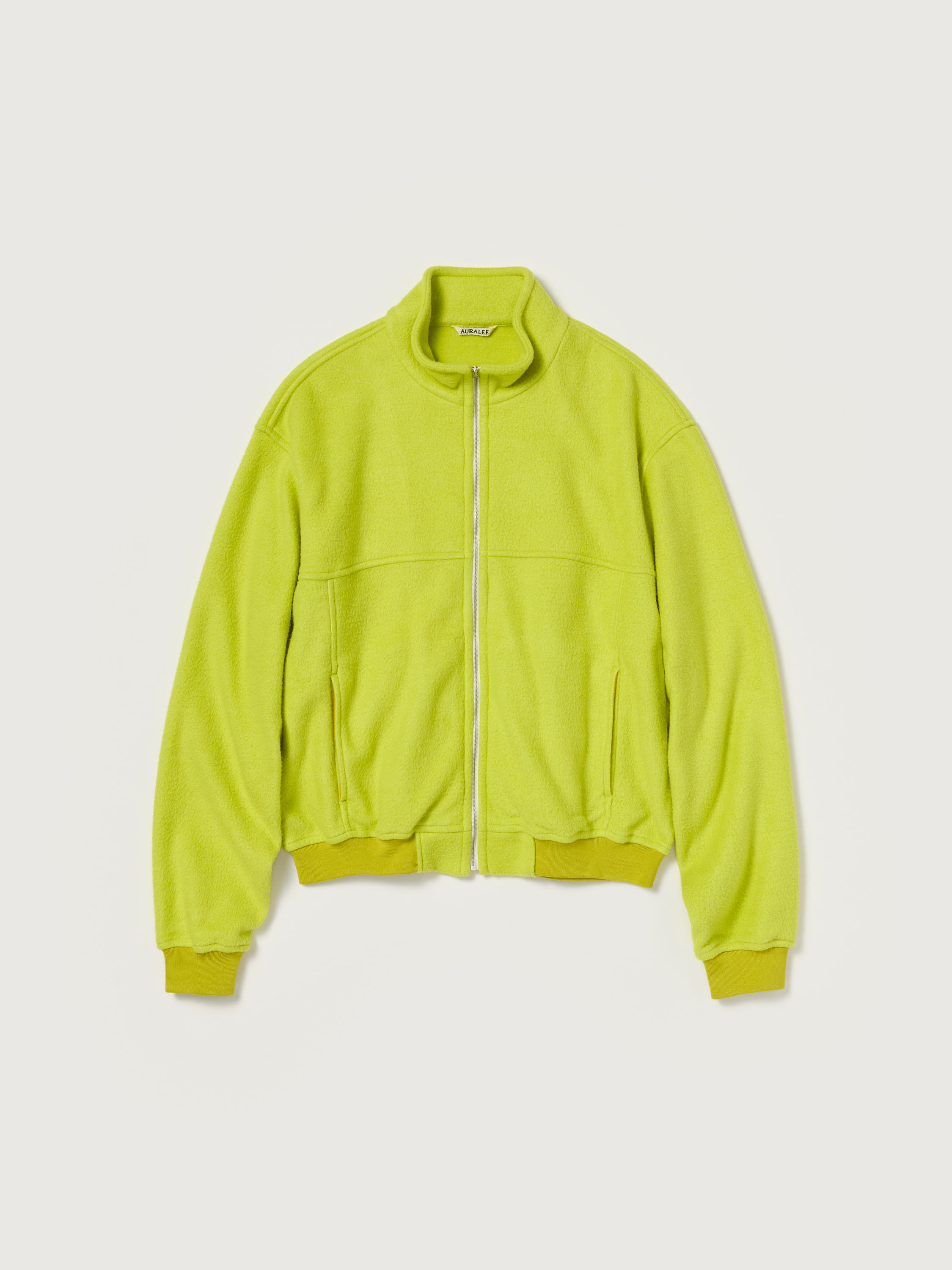 PURE SILK COMFORT FLEECE ZIP BLOUSON 詳細画像 LIME YELLOW 6
