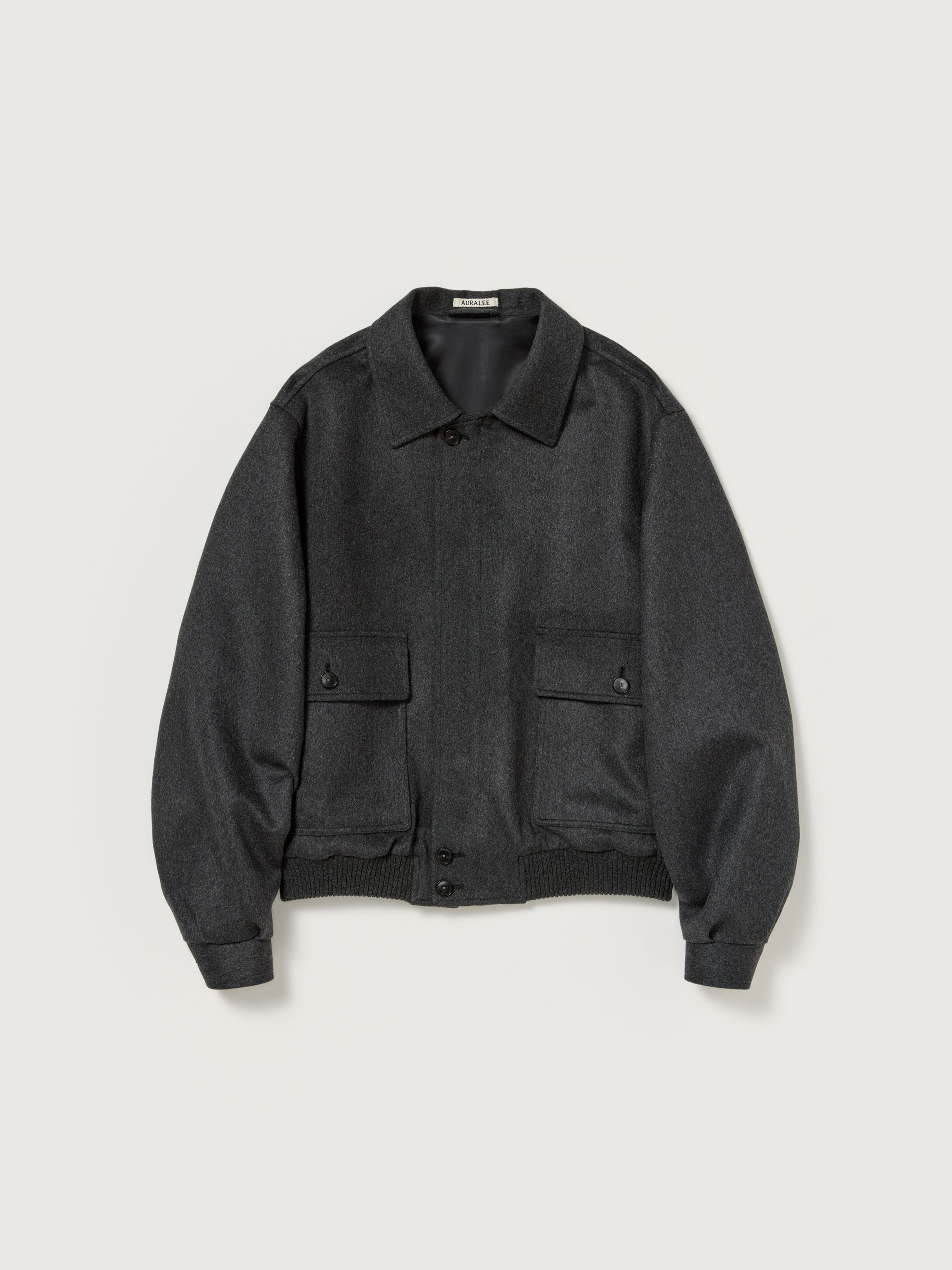 CASHMERE MOLESKIN ZIP BLOUSON 詳細画像 TOP CHARCOAL 1