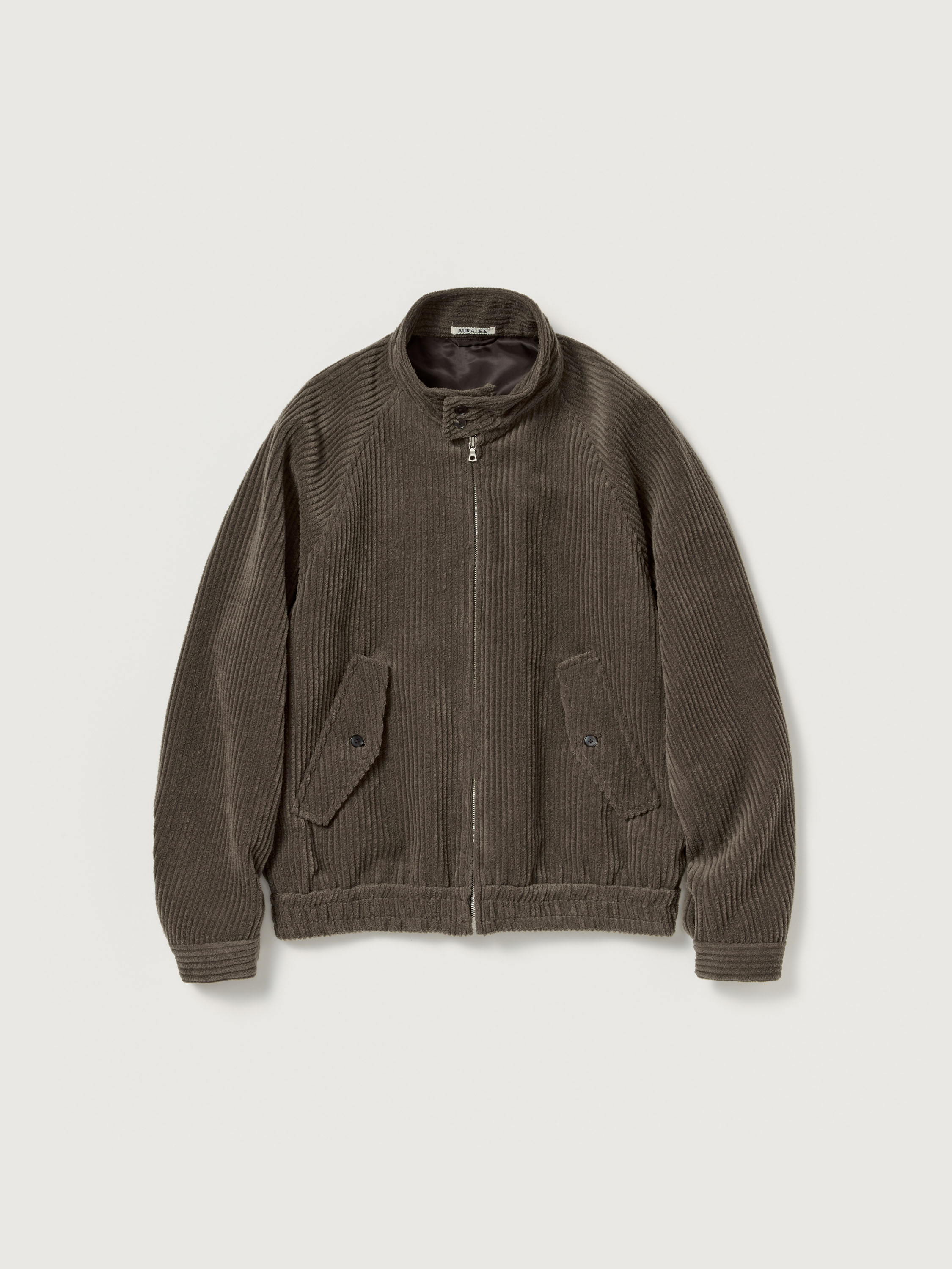 WOOL CASHMERE CORDUROY ZIP BLOUSON 詳細画像 SMOKY BROWN 1