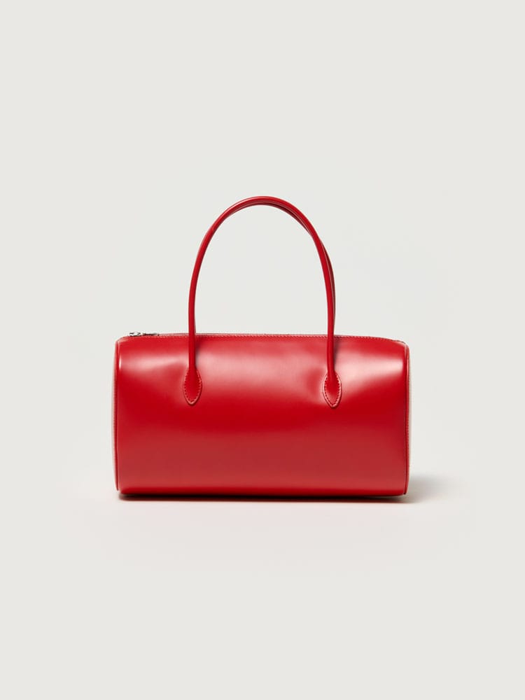 LEATHER BOSTON BAG MADE BY AETA