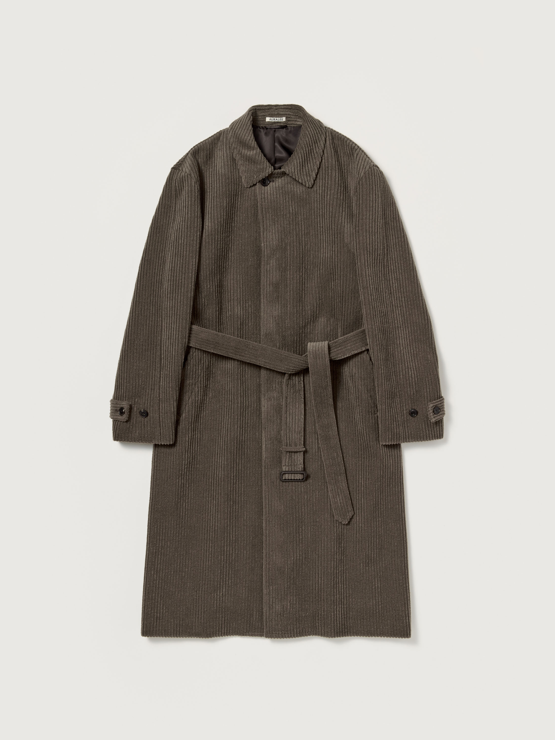 WOOL CASHMERE CORDUROY SOUTIEN COLLAR COAT 詳細画像 SMOKY BROWN 7