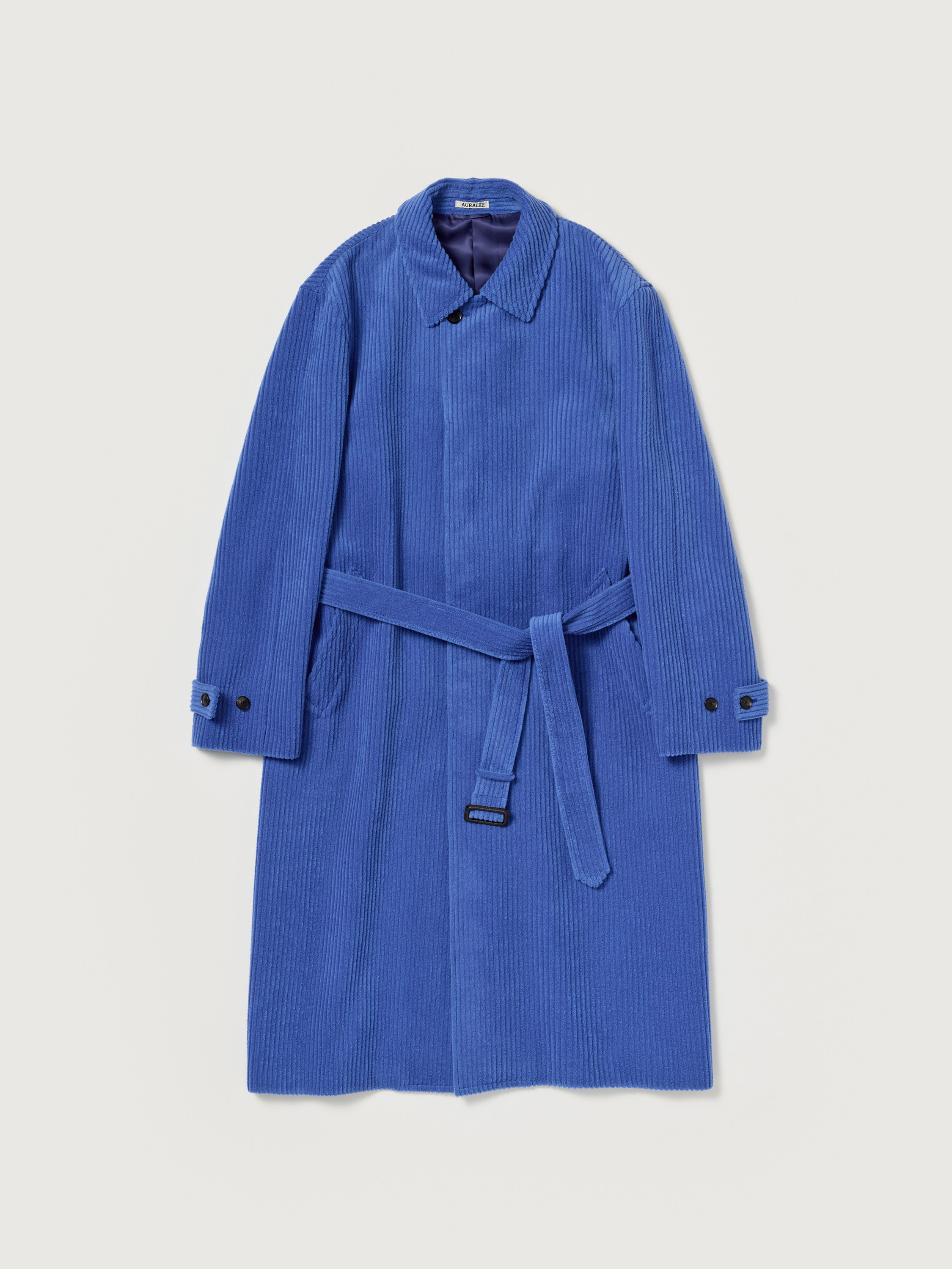 WOOL CASHMERE CORDUROY SOUTIEN COLLAR COAT 詳細画像 ROYAL BLUE 1