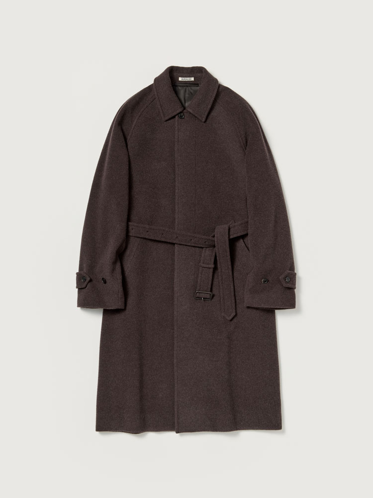 SUPER FINE WOOL MOSSER SOUTIEN COLLAR COAT
