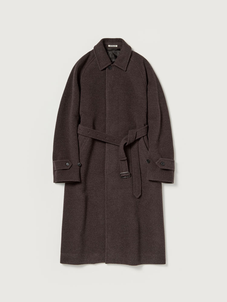 SUPER FINE WOOL MOSSER SOUTIEN COLLAR COAT