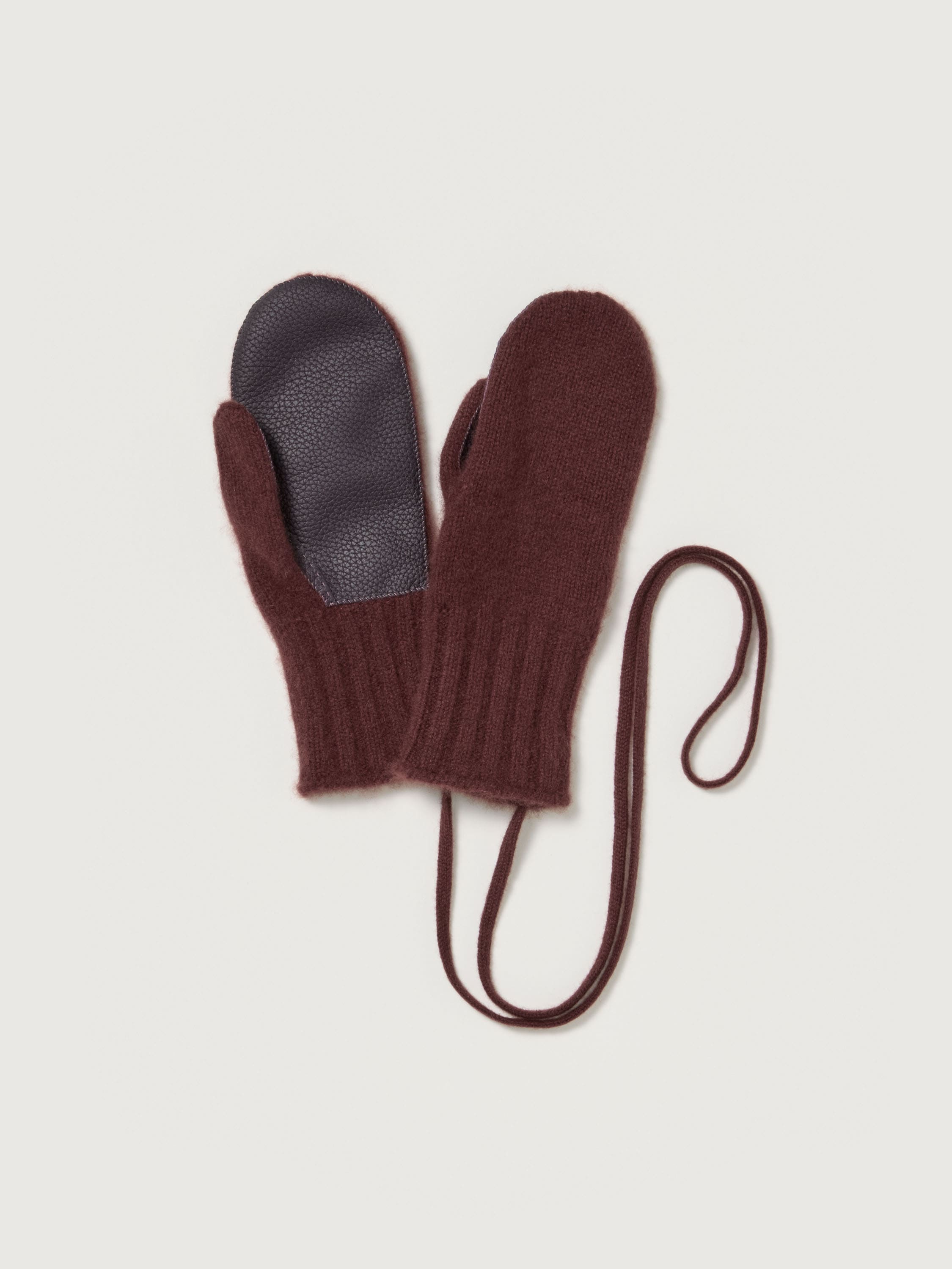 BABY CASHMERE KNIT MITTEN 詳細画像 RED BROWN 1