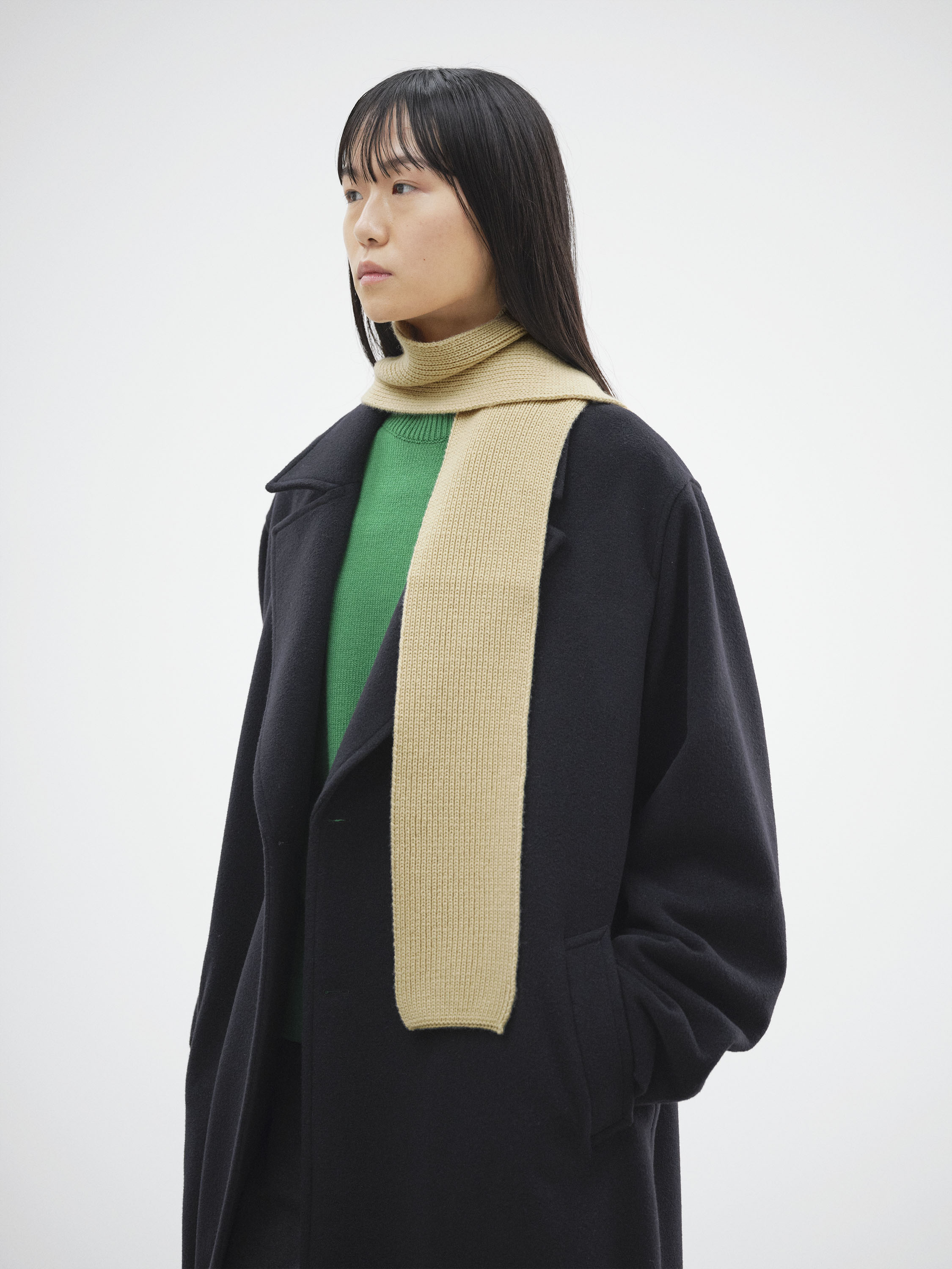 LIGHT CASHMERE KNIT STOLE 詳細画像 ECRU 2