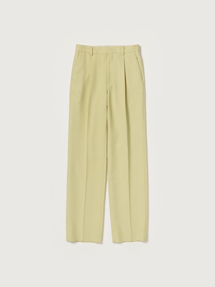 TENSE WOOL DOUBLE CLOTH SLACKS