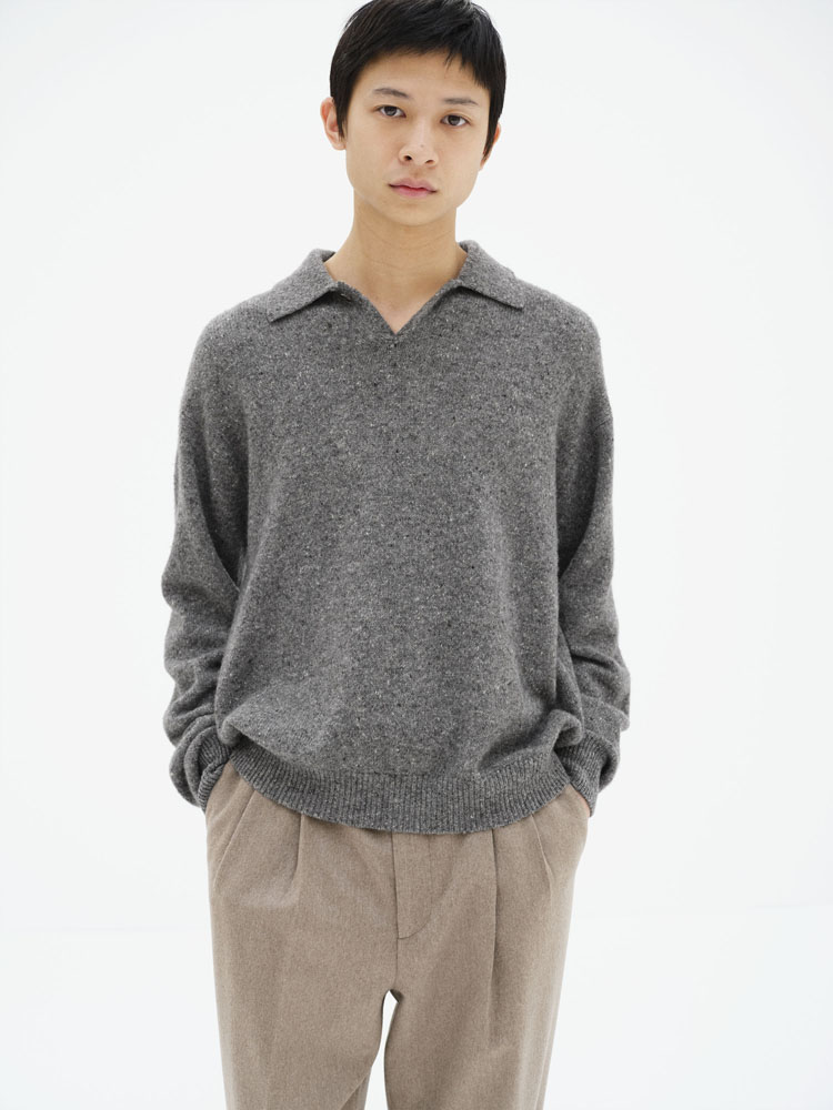 CASHMERE NEP KNIT POLO