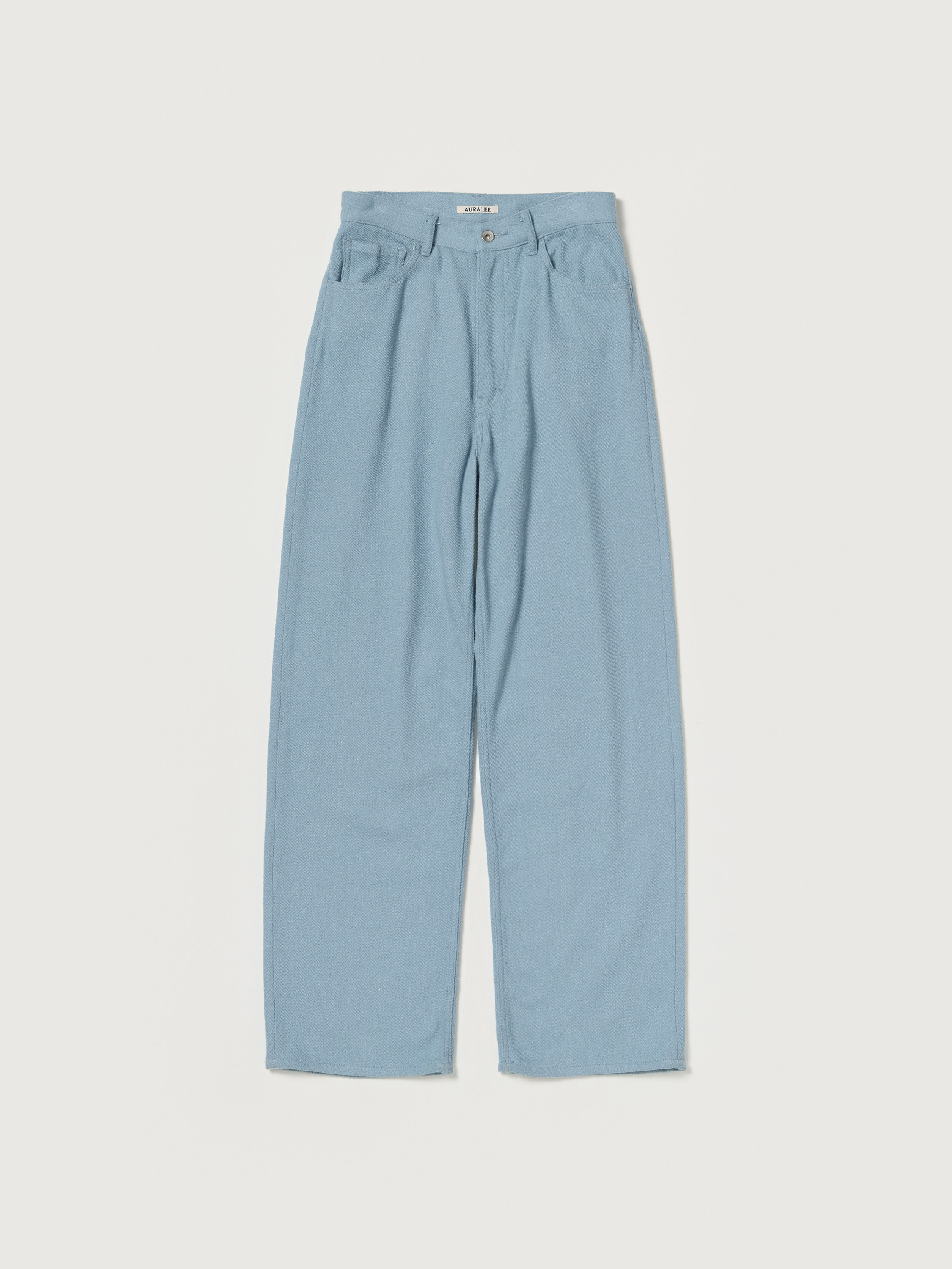 SILK NEP DENIM 5P WIDE PANTS 詳細画像 LIGHT BLUE 2