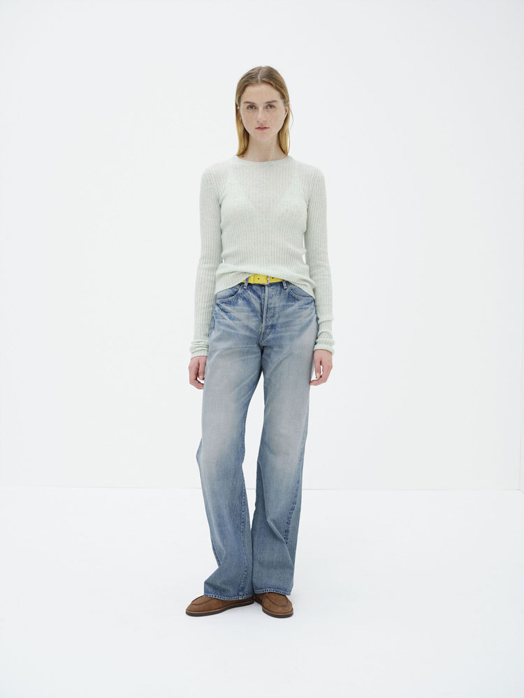 SELVEDGE FADED HEAVY DENIM PANTS