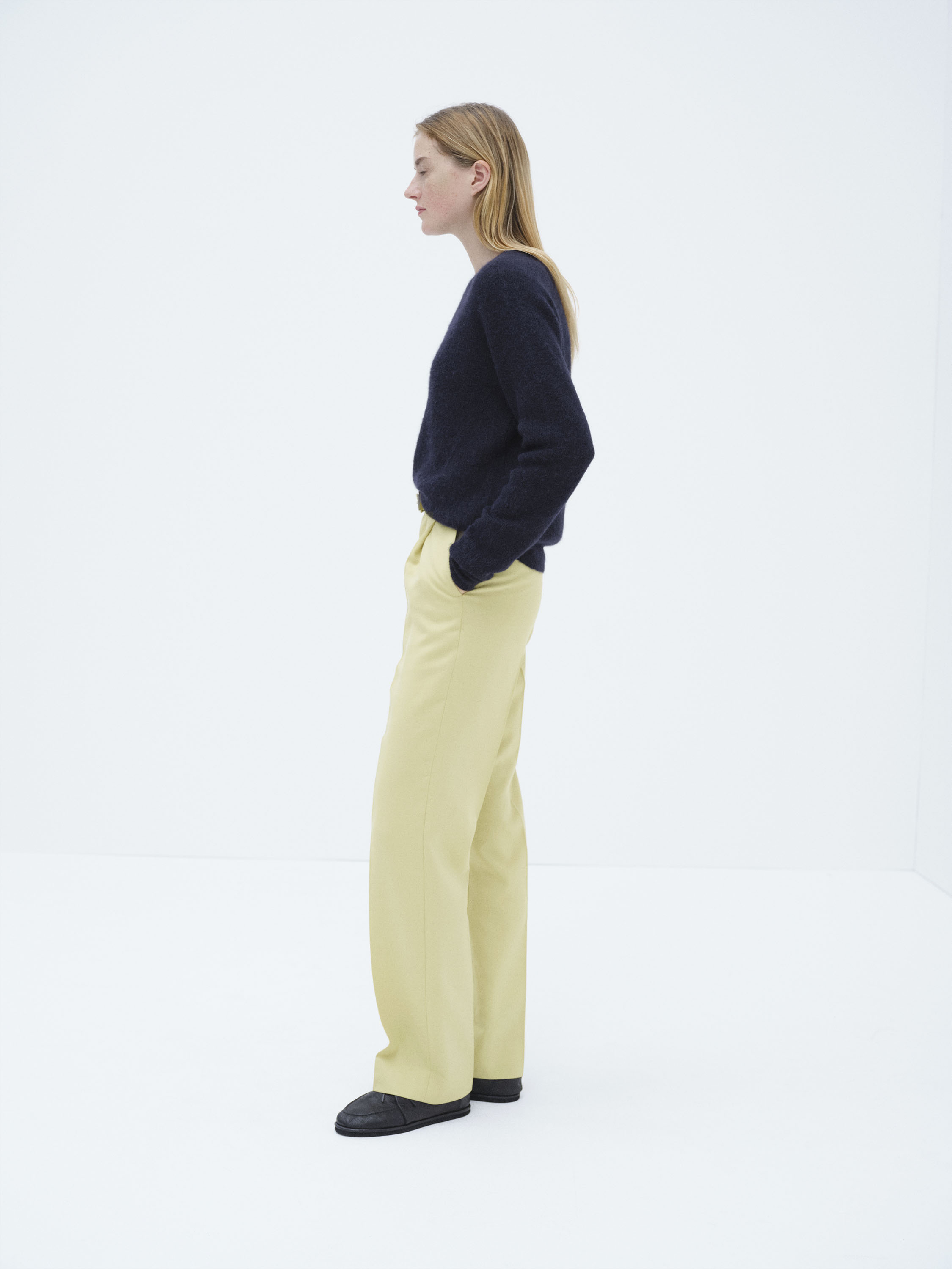 BABY SURI ALPACA SHEER KNIT P/O 詳細画像 NAVY 2