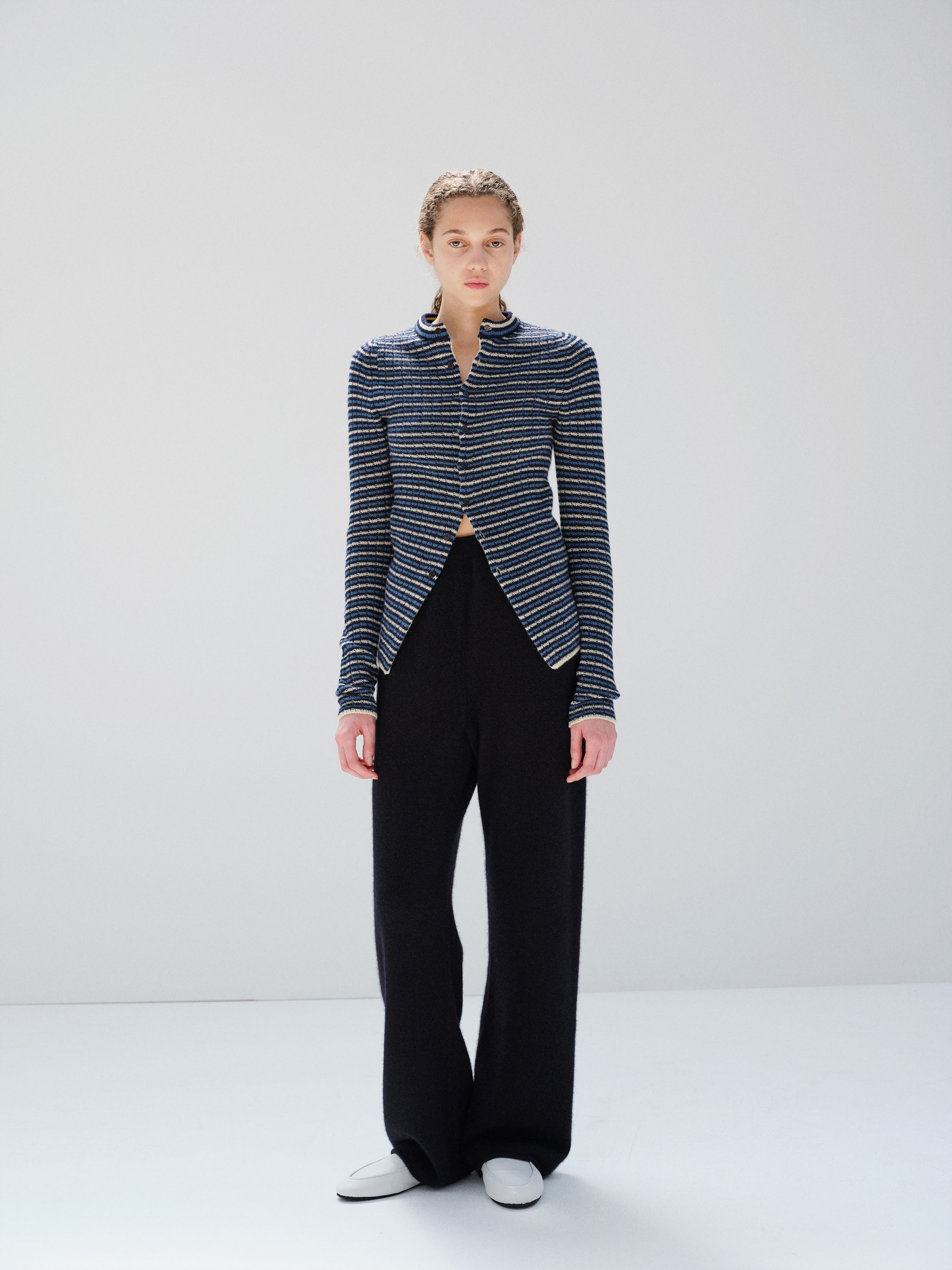BABY CASHMERE KNIT PANTS 詳細画像 TOP BLACK 1