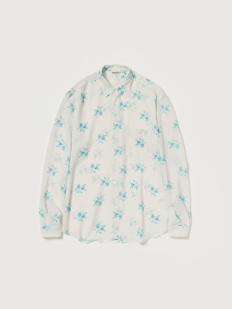 PRINTED AIRY SILK GEORGETTE SHIRT