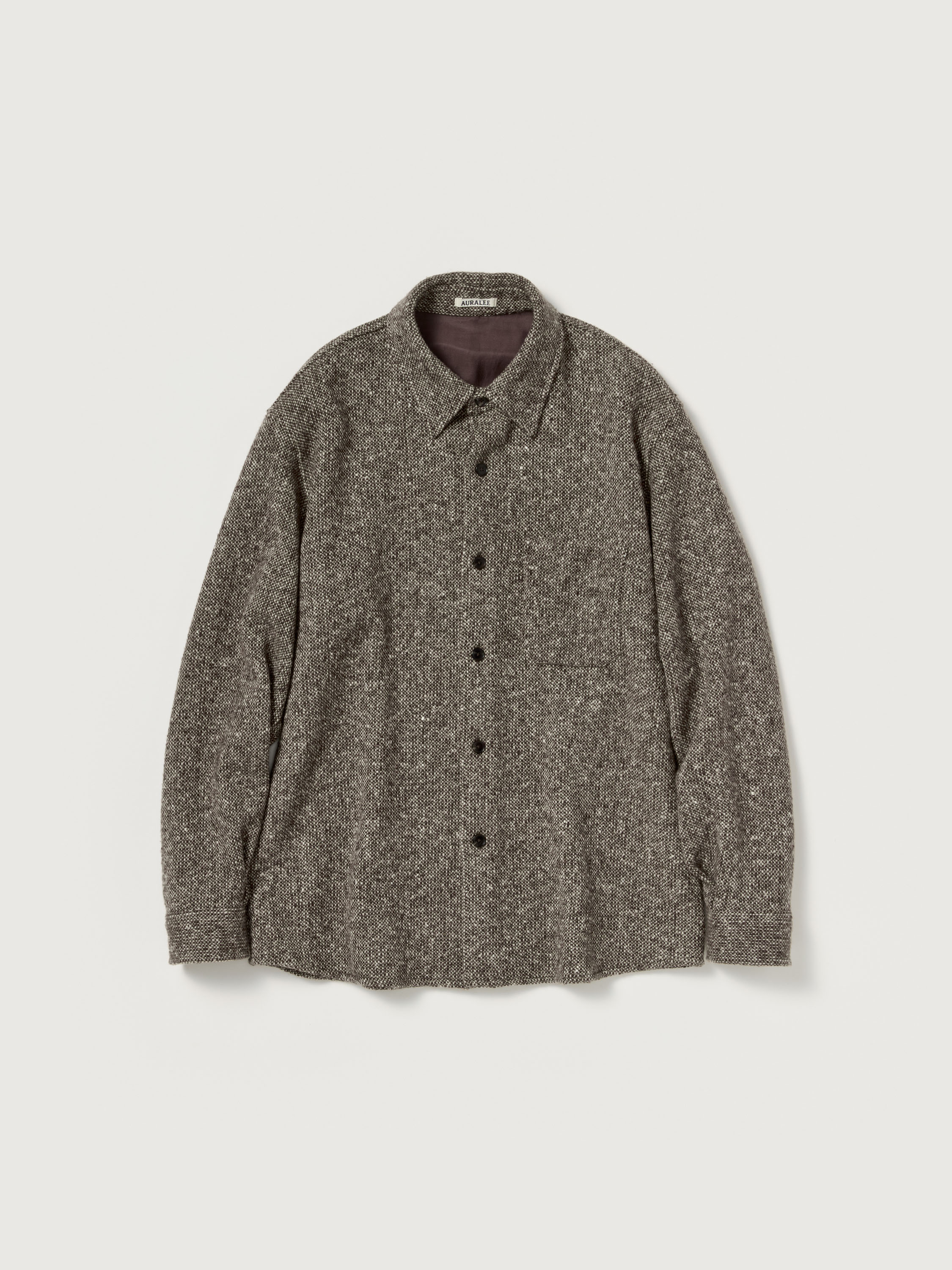 HOMESPUN TWEED SHIRT BLOUSON 詳細画像 MIX BROWN 5