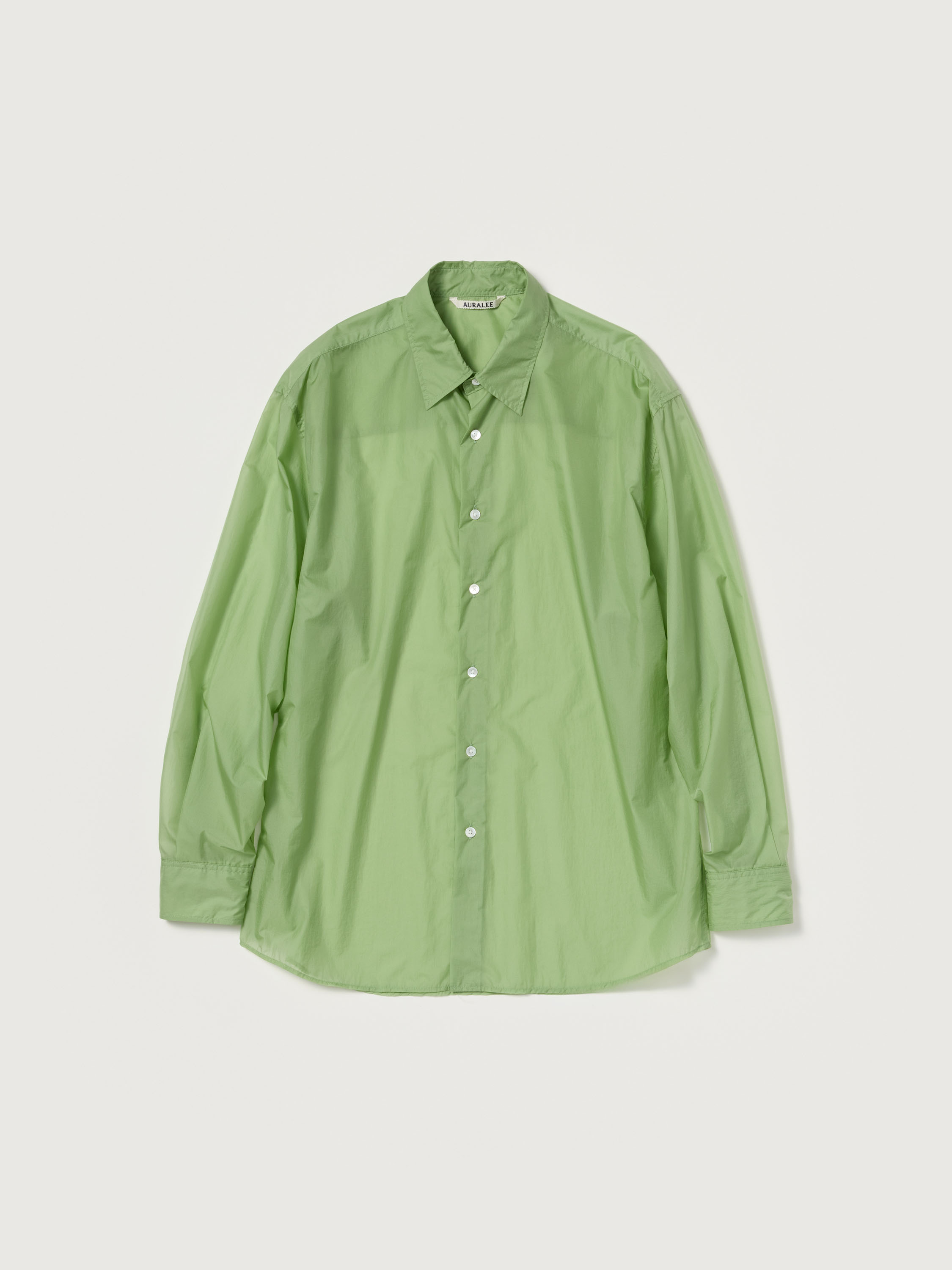 SHEER NYLON RIPSTOP SHIRT 詳細画像 LIGHT GREEN 6