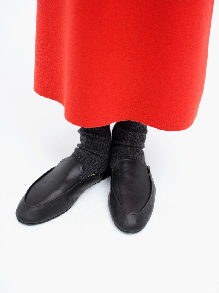 SOFT LEATHER MULE