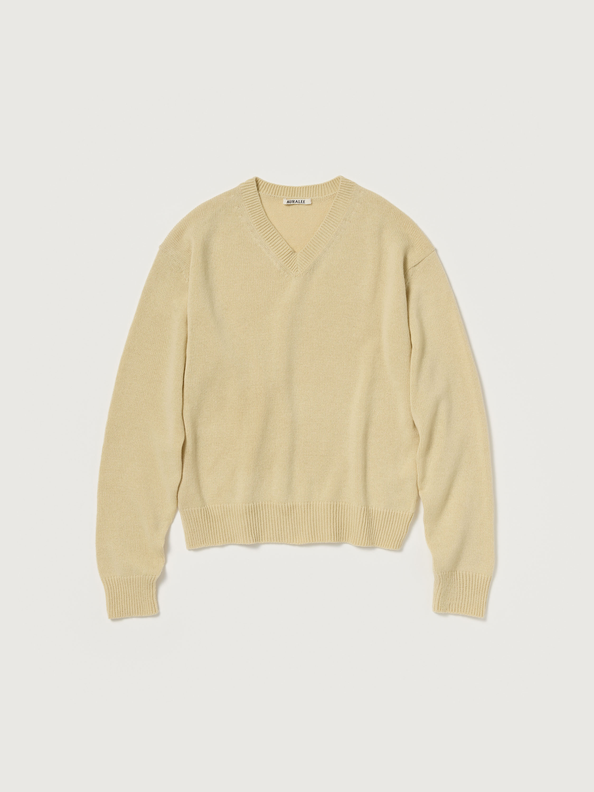 LIGHT CASHMERE KNIT V-NECK P/O 詳細画像 ECRU 1