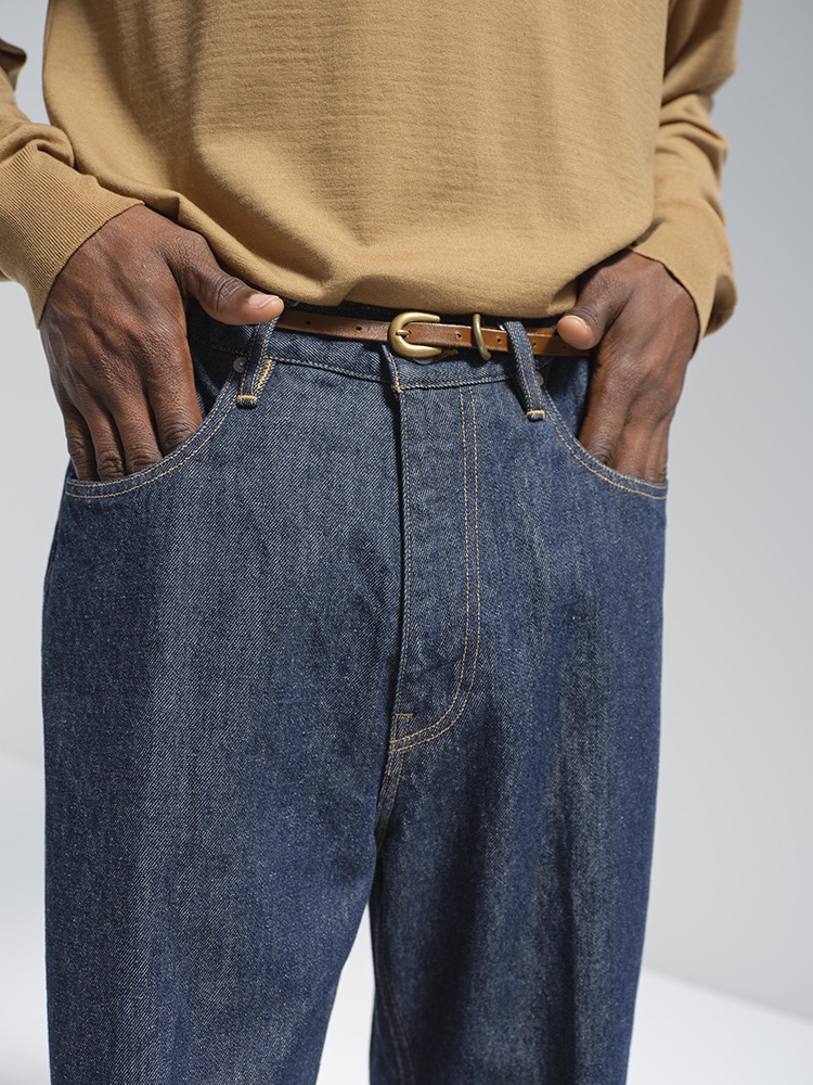 LEATHER NARROW BELT