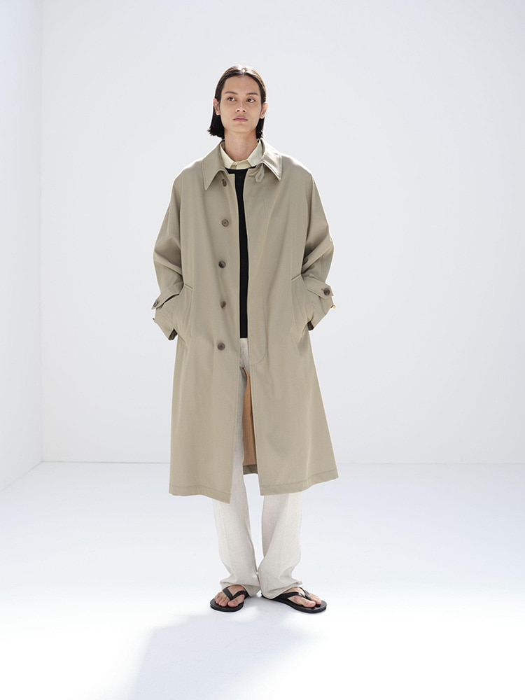 LIGHT WOOL MAX GABARDINE COAT