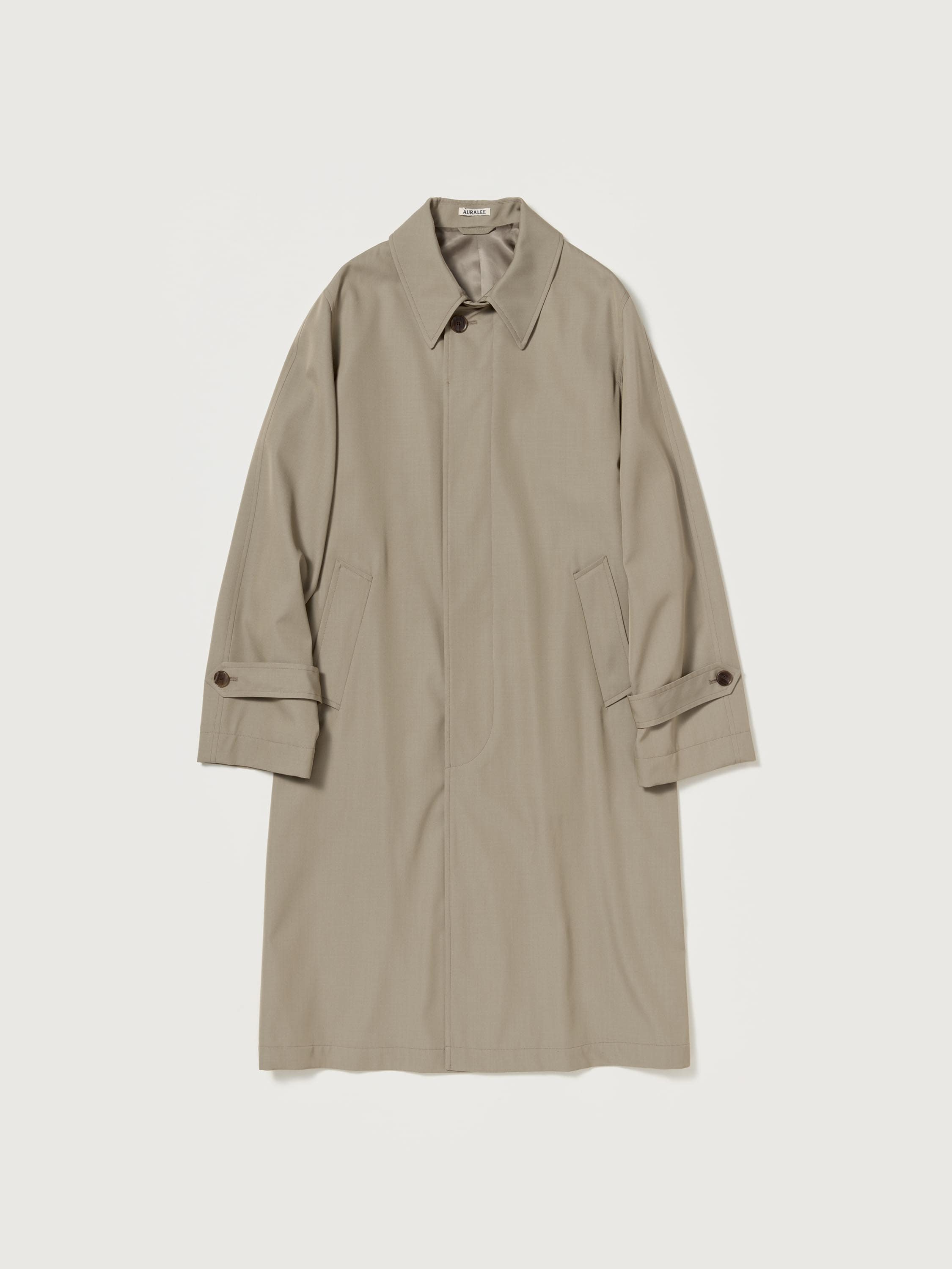 LIGHT WOOL MAX GABARDINE COAT 詳細画像 KHAKI BEIGE CHAMBRAY 5