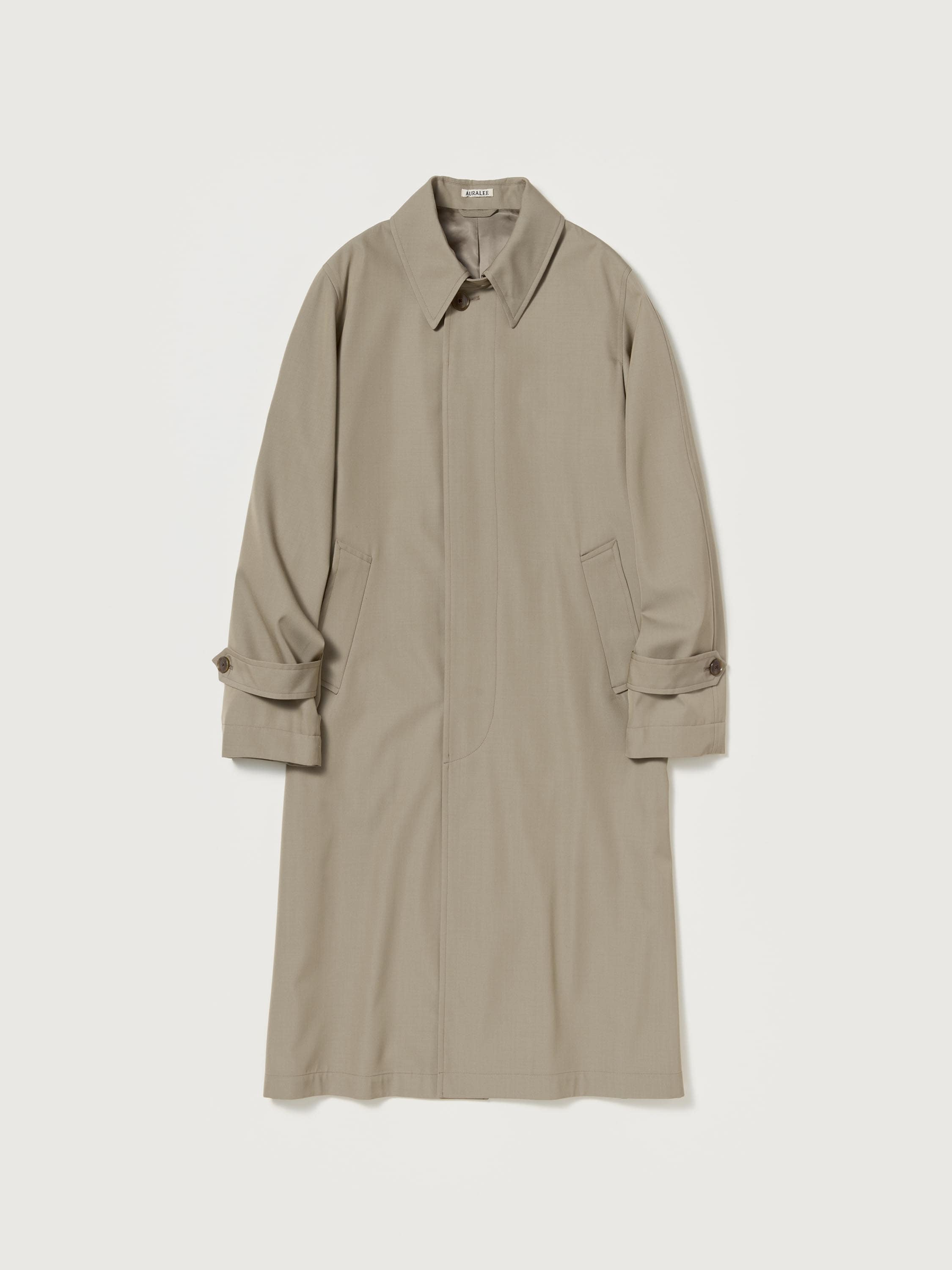 LIGHT WOOL MAX GABARDINE COAT 詳細画像 KHAKI BEIGE CHAMBRAY 6