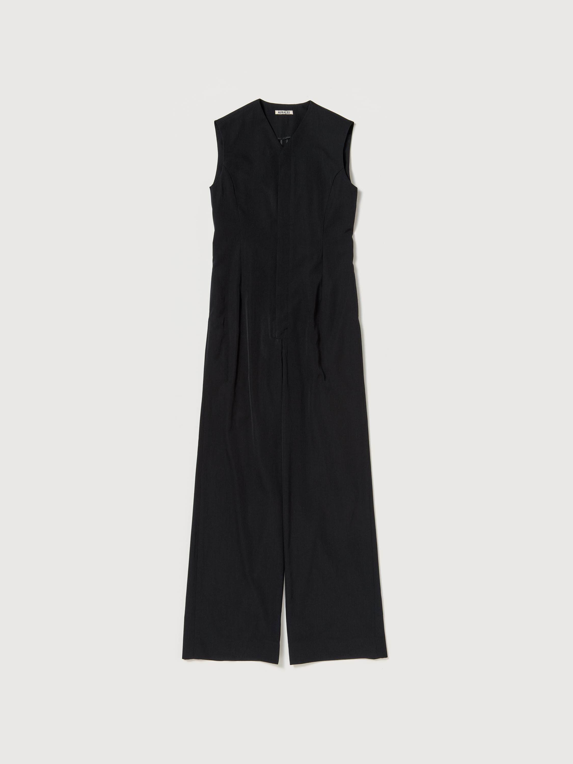 LIGHT WOOL MAX GABARDINE JUMPSUIT 詳細画像 TOP BLACK 5
