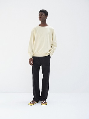 ELASTIC HIGH GAUGE SWEAT P/O