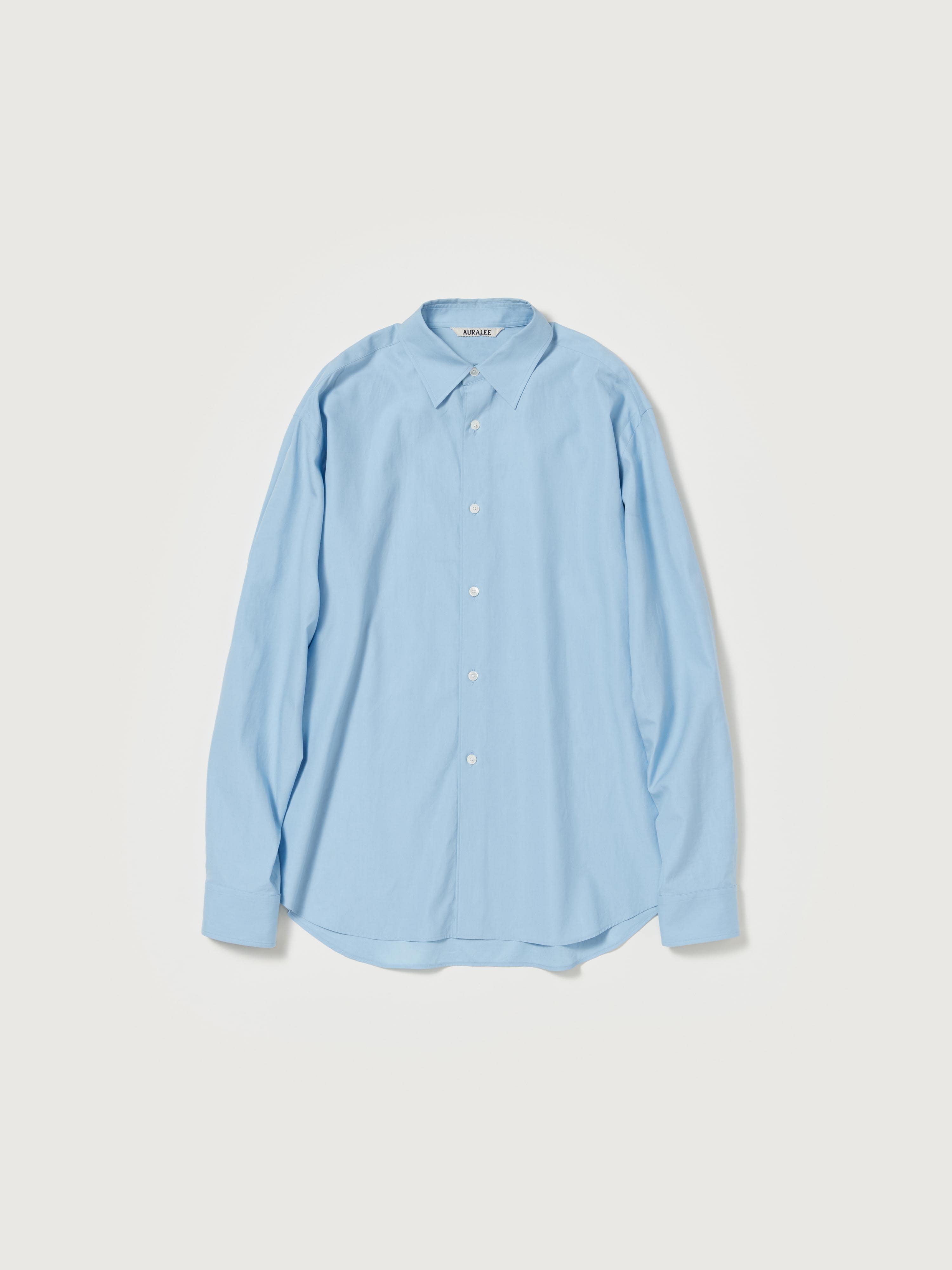 WASHED FINX TWILL SHIRT 詳細画像 LIGHT BLUE 1