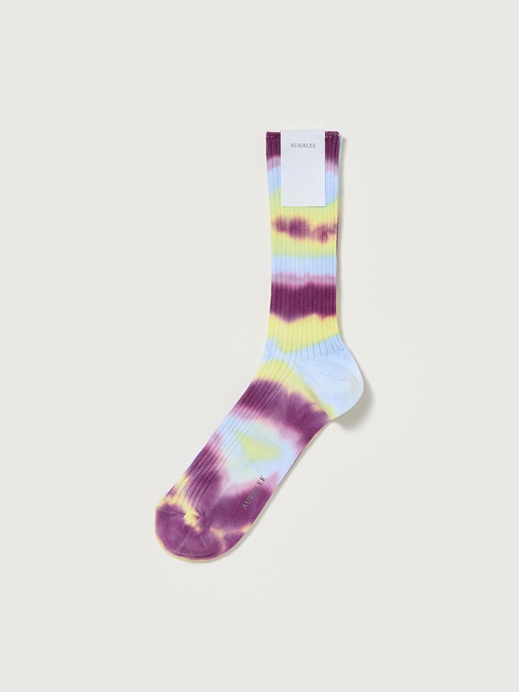GIZA HIGH GAUGE TIE-DYE SOCKS